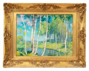 ALOIS KALVODA (CZECH / BOHEMIAN 1875 - 1934) - Birch grove