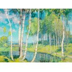 ALOIS KALVODA (TSCHECHISCH / BOHEMISCH 1875 - 1934) - Birkenhain