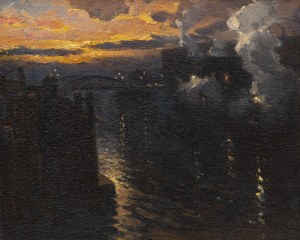 JOSEF KRÁL (CZECH / BOHEMIAN 1877 - 1914) - Hamburg