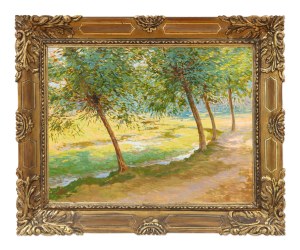 KAREL LANGER (CZECH / BOHEMIAN 1878 - 1947) - Summer landscape