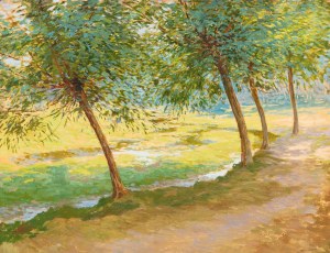 KAREL LANGER (CZECH / BOHEMIAN 1878 - 1947) - Summer landscape