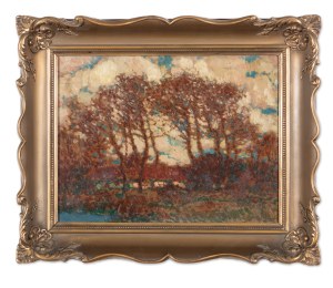 KAREL LANGER (CZECH / BOHEMIAN 1878 - 1947) - Autumn landscape