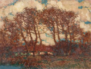 KAREL LANGER (CZECH / BOHEMIAN 1878 - 1947) - Autumn landscape