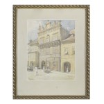 VÁCLAV JANSA (CZECH / BOHEMIAN 1859 - 1913) - Sitra's house in Prachatice