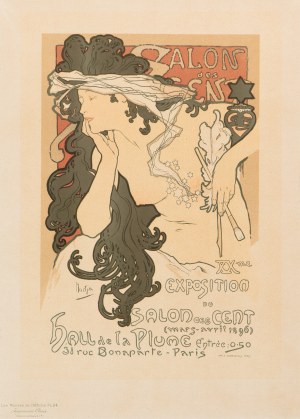 ALFONS MUCHA (CZECH / BOHEMIAN 1860 - 1939) - Salon des Cent, Les Maîtres de l’Affiche PL.94