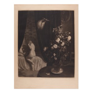 MAX ŠVABINSKÝ (TCHÈQUE / BOHÉMIEN 1873 - 1962) - Camélia blanc (grand)