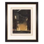 TAVÍK FRANTIŠEK ŠIMON (CZECH / BOHEMIAN 1877 - 1942) - New York at night