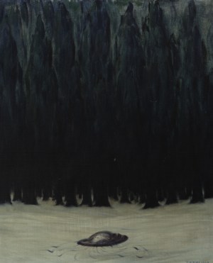 FRANTIŠEK KOBLIHA (CZECH / BOHEMIAN 1877 - 1962) - The legend of the serpent with a human head