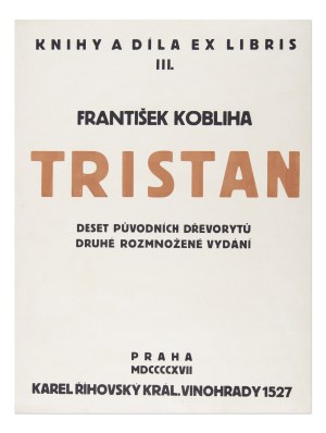 FRANTIŠEK KOBLIHA (CZECH / BOHEMIAN 1877 - 1962) - Tristan
