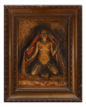 VIKTOR STRETTI (CZECH / BOHEMIAN 1878 - 1957) - Oriental priestess