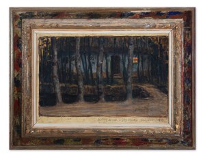 VIKTOR STRETTI (CZECH / BOHEMIAN 1878 - 1957) - Birthplace of Jožka Uprka - Kněždub