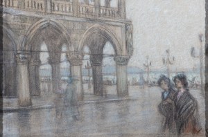 VIKTOR STRETTI (CZECH / BOHEMIAN 1878 - 1957) - Venice