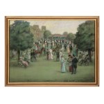 VIKTOR STRETTI (CZECH / BOHEMIAN 1878 - 1957) - Royal Ascot in London
