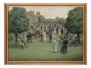 VIKTOR STRETTI (CZECH / BOHEMIAN 1878 - 1957) - Royal Ascot in London