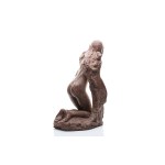 JAN ŠTURSA (ČESKÝ / BOHEMIAN 1880 - 1925) - Pred kúpeľom