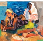 PRAVOSLAV KOTÍK (CZECH / BOHEMIAN 1889 - 1970) - Two gypsies