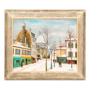 ALOIS (LECOQUE) KOHOUT (CZECH / BOHEMIAN 1891 - 1981) - Montmartre with the Sacré-Cœur Basilica