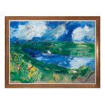 FRANTIŠEK JIROUDEK (CZECH / BOHEMIAN 1914 - 1991) - Kozákov from Malá Skála (large format)