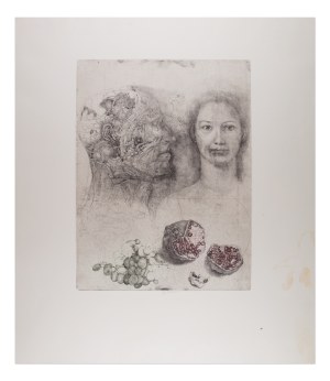 JIŘÍ ANDERLE (CZECH / BOHEMIAN 1936*) - People as Fruits (Horaz Cycle)