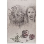 JIŘÍ ANDERLE (CZECH / BOHEMIAN 1936*) - People as Fruits (Horaz Cycle)