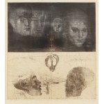 JIŘÍ ANDERLE (CZECH / BOHEMIAN 1936*) - Jan Tříska and Karla Chadimová