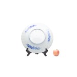 LARGE PORCELAIN PLATE WITH COBALT PAINTING | JAPAN (JAPAN / JAPANESE MEIJI PERIOD (1868-1912))