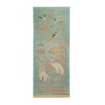 SILK EMBROIDERED PANEL WITH BIRD MOTIFS | CHINA (CHINA / CHINESE 19TH-20TH CENTURY)