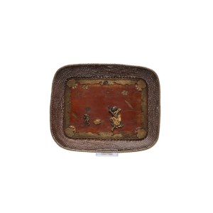 JAPANESE DECORATIVE TRAY | KYOTO, JAPAN (JAPAN / JAPANESE MEIJI PERIOD (1868-1912))