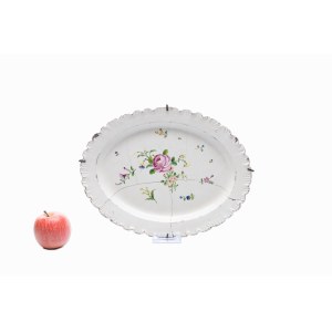 OVAL SERVING PLATE | FRANCE (FRANCE / FRENCH END OF THE 18TH CENTURY)