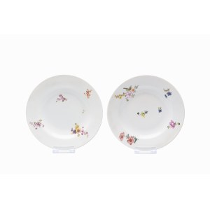 TWO PORCELAIN PLATES | MEISSEN (GERMANY / GERMAN 18TH CENTURY)