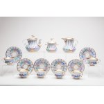 SIX-PERSON TEA SET | CHODAU (CHODOV) (CZECH / BOHEMIAN MID-19TH CENTURY)