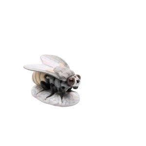 PORCELAIN JAR IN THE SHAPE OF A FLY | CHRISTIAN FISCHER, BIRCH (PIRKENHAMMER) (CZECH / BOHEMIAN 19TH CENTURY)