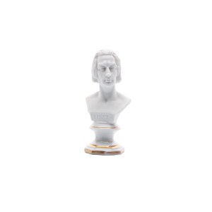 BUSTO DEL COMPOSITORE FRANZ LISZT | PRAGA (KRIEGEL &amp; COMP.) (CECO/BOEMO 1837-1962)