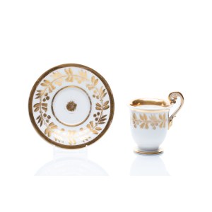 TASSE UND UNTERTASSE | MITTELEUROPA (MITTELEUROPA / MITTELEUROPÄISCH UM 1840)