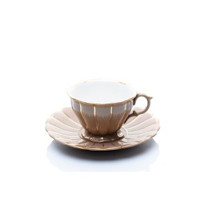 CUP AND SAUCER | VRANOV NAD DYJI (CZECH / BOHEMIAN 1815-1830)