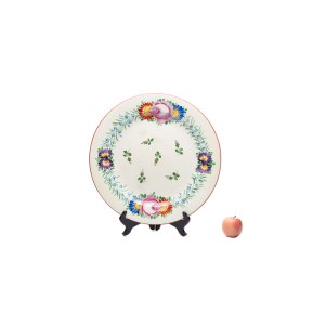 PLATE WITH FLORAL DECOR | DALLWITZ (CZECH / BOHEMIAN)