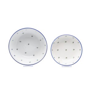 TWO PORCELAIN BOWLS | LIPPERT & HAAS, SCHLAGGENWALD (HORNÍ SLAVKOV) (CZECH / BOHEMIAN)