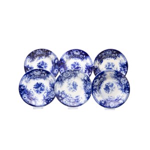 6 DEEP PLATES | OLD ROLE (CZECH / BOHEMIAN 19TH CENTURY)