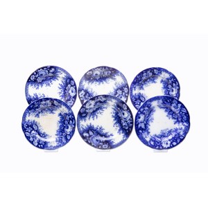 6 SHALLOW PLATES | OLD ROLE (CZECH / BOHEMIAN 19TH CENTURY)