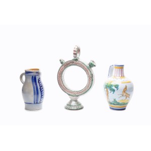 A SET OF THREE CERAMIC VESSELS | GERMANY, SPAIN, ITALY (GERMAN / SPANISH / ITALIAN GERMANY, SPAIN, ITALY)