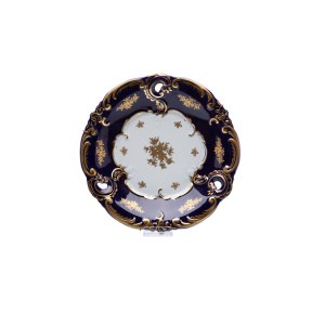 DECORATIVE PLATE WITH FLORAL GILDING | WALLENDORF (GERMANY / GERMAN 20TH CENTURY)