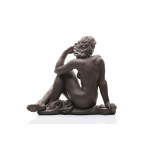 SITTING WOMAN | MEISSEN, DESIGNED BY ROBERT ULLMANN (GERMANY / GERMAN 1940)