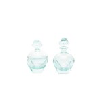 JAR AND BOTTLE FROM A TOILETRY SET | MOSER, KARLOVY VARY (CZECH / BOHEMIAN AFTER 1946)