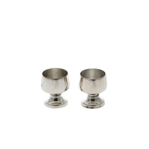 SILVER SALT SHAKERS | CZECHOSLOVAKIA (CZECH / BOHEMIAN)