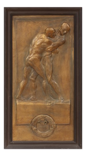 ANTONIN KOTRBA | WRESTLERS (CZECH / BOHEMIAN 1910)