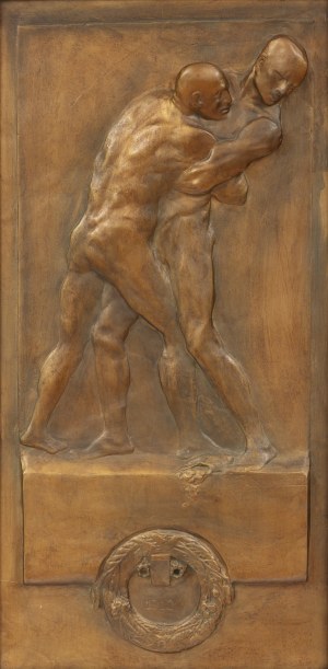 ANTONIN KOTRBA | WRESTLERS (CZECH / BOHEMIAN 1910)