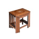 SET OF TABLES - "NESTING TABLES" | ORIENT (ORIENT / ORIENTAL 20TH CENTURY)