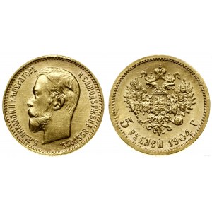 Russia, 5 rubles, 1904 (AP), St. Petersburg