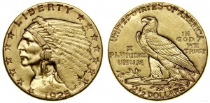 United States of America (USA), $2 1/2, 1925 D, Denver