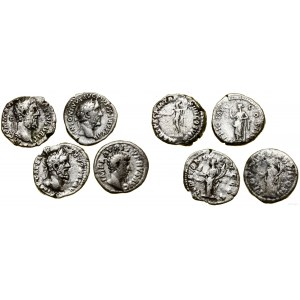 Römisches Reich, 4 x Denar, Rom